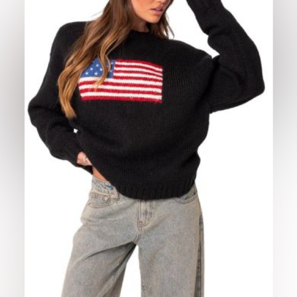Edikted USA Oversized Chunky Knit Sweater Size XS